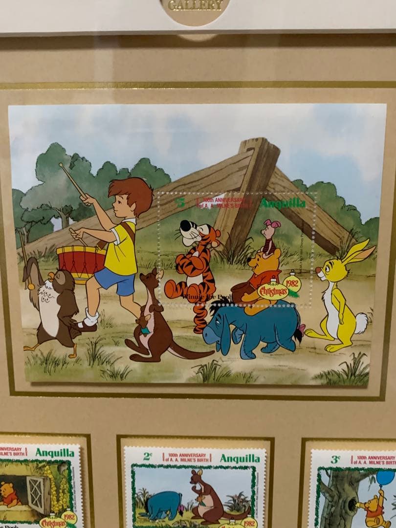 限定品 レア★くまのプーさん★150枚限定 100周年 スタンプアートギャラリー