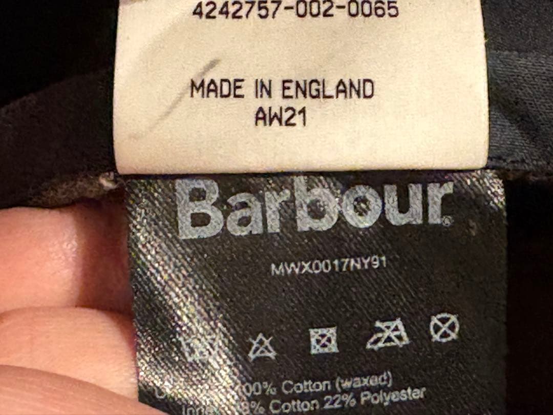 Barbour Beaufort Jacket ネイビー 40