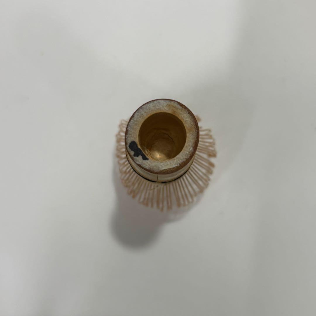 O7 茶道具一式 抹茶碗 茶筅 茶杓 柄杓 共箱付 久保良斎作 片桐家御用