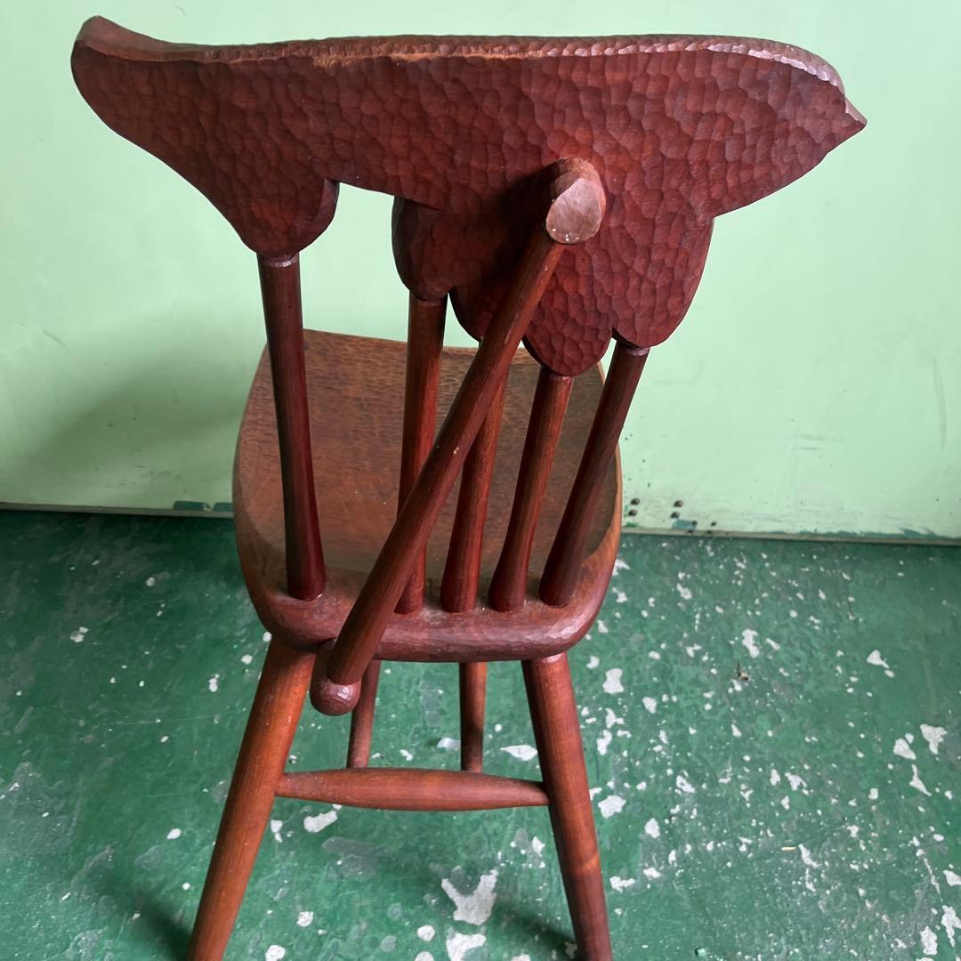 ★ チェア 椅子 木製 昭和レトロ アンティーク 鳥 家具 インテリア 望 格安
