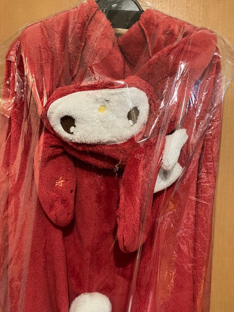 激レア未使用サンリオ　マイメロディ赤　なりきり着ぐるみパジャマ