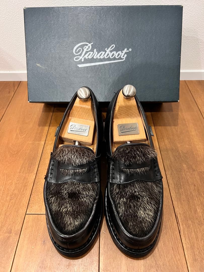 Paraboot ランス フォック　7 アザラシ 黒　リスレザー