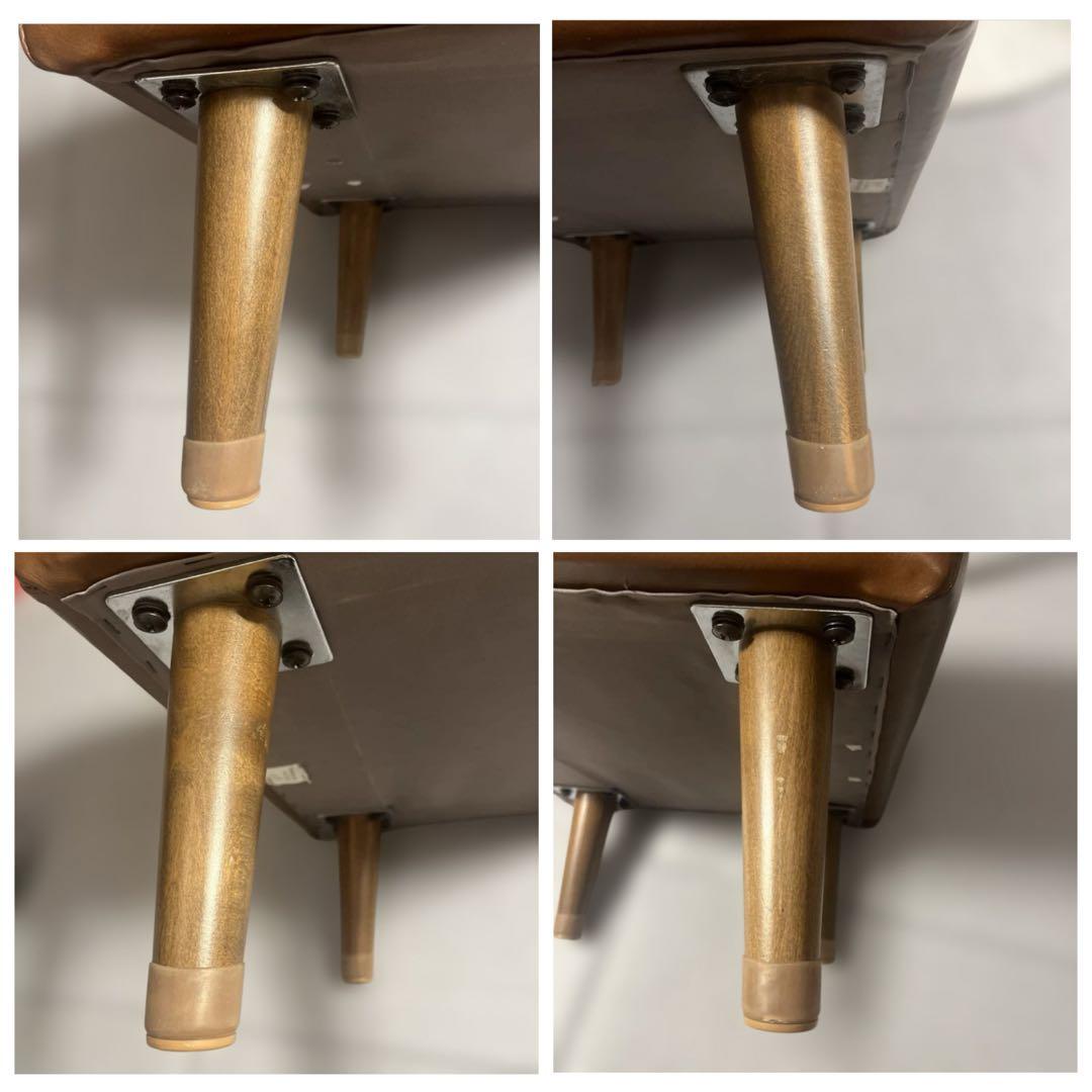 【送料込】unicoウニコ　MOLNモルン レザー オットマン