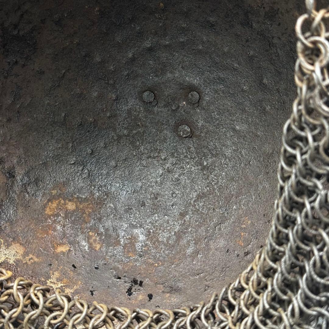 鉄兜　モンゴル　鎖帷子　時代物