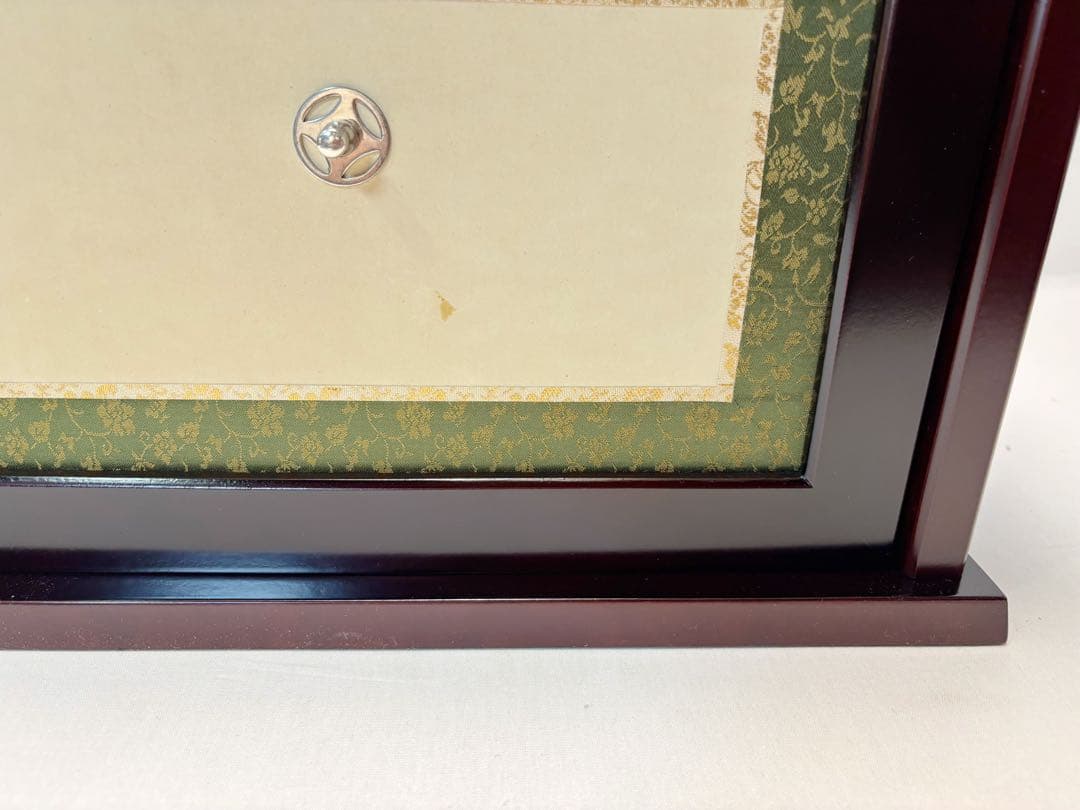 ほぼ未使用 茶道具 小袋棚 表千家 即中斎好写 銀摘み 溜塗 糸目 組立式 紙箱