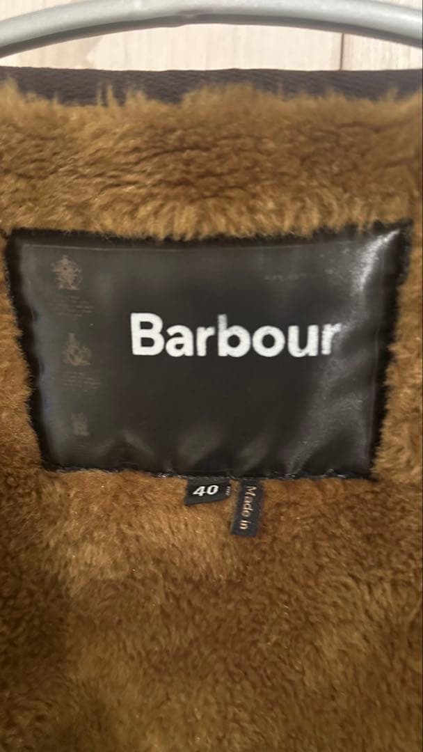 バブアー　Barbour ファーライナーベスト サイズ40