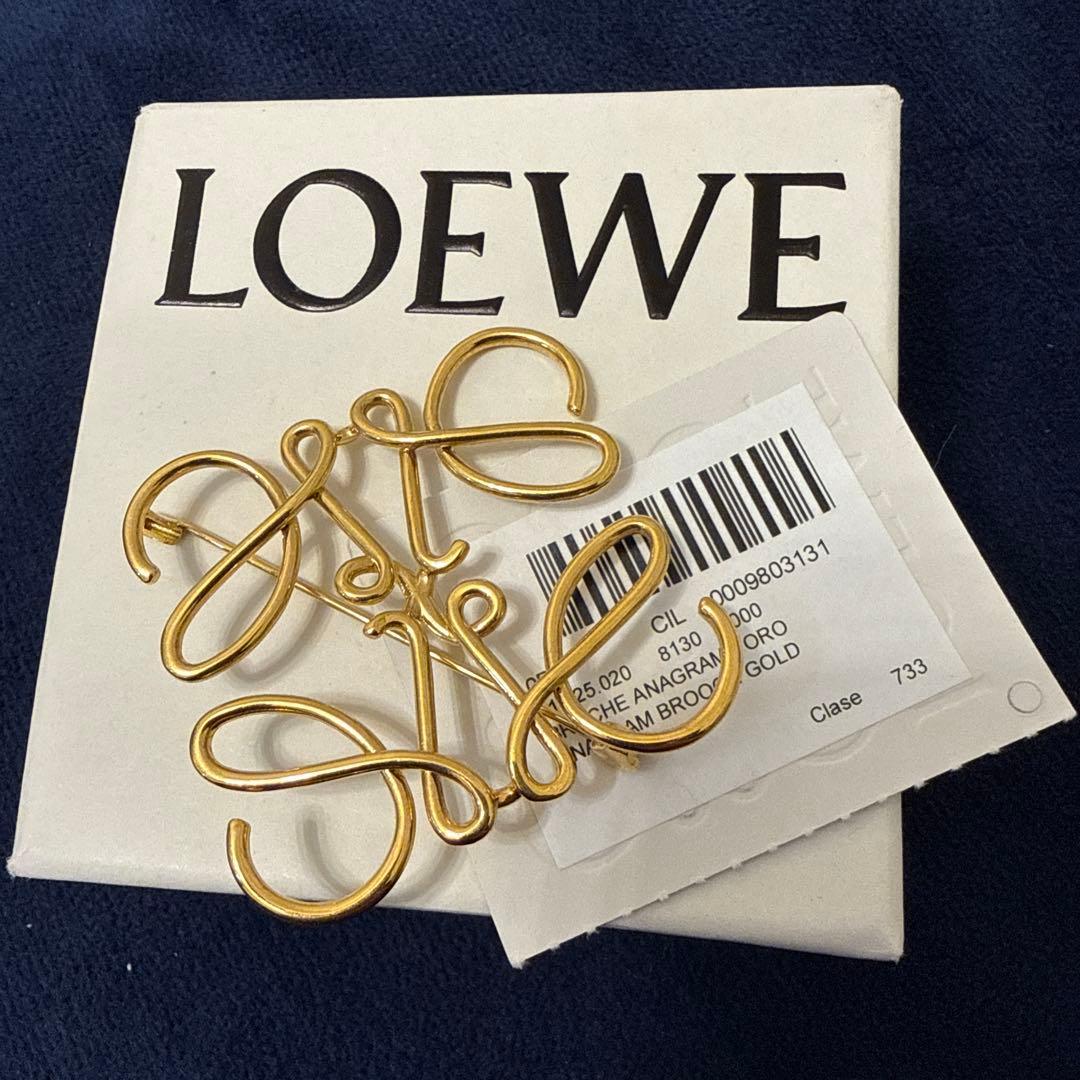 LOEWE ロエベ ブローチ ゴールド