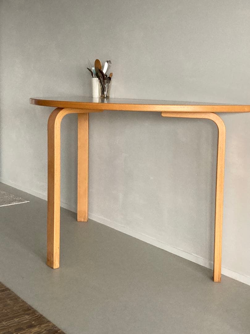 半円テーブル haluta vintage購入 北欧家具