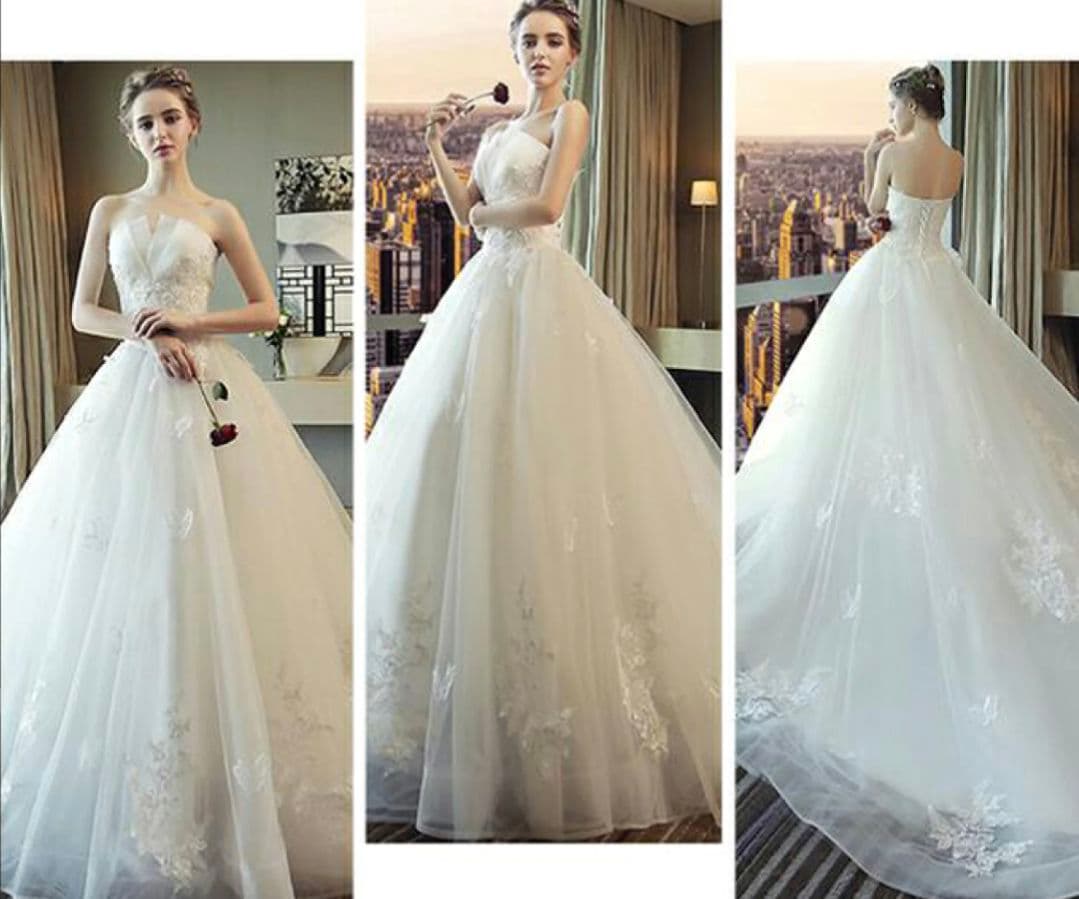 ウエディングドレス　フォトウェディング・前撮り・２次会にも