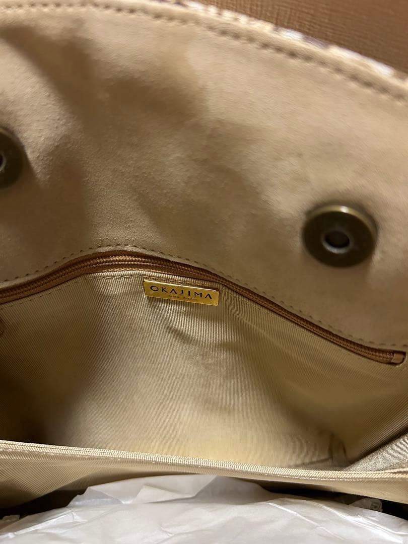 最終お値下げです。和装用バッグ グレー系　岡重　OKAJIMA 新品　未使用