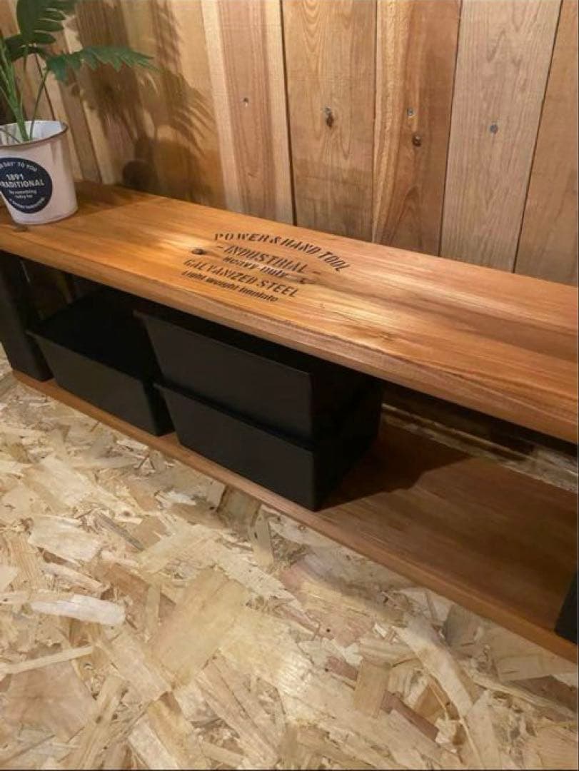 のん　奥行き40cmに変更　テレビ台　チェアー　飾り棚　収納箱6個付き