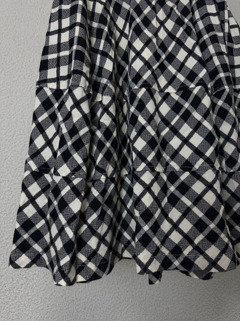 Comme des Garçons 2010 Crazy Check Skirt