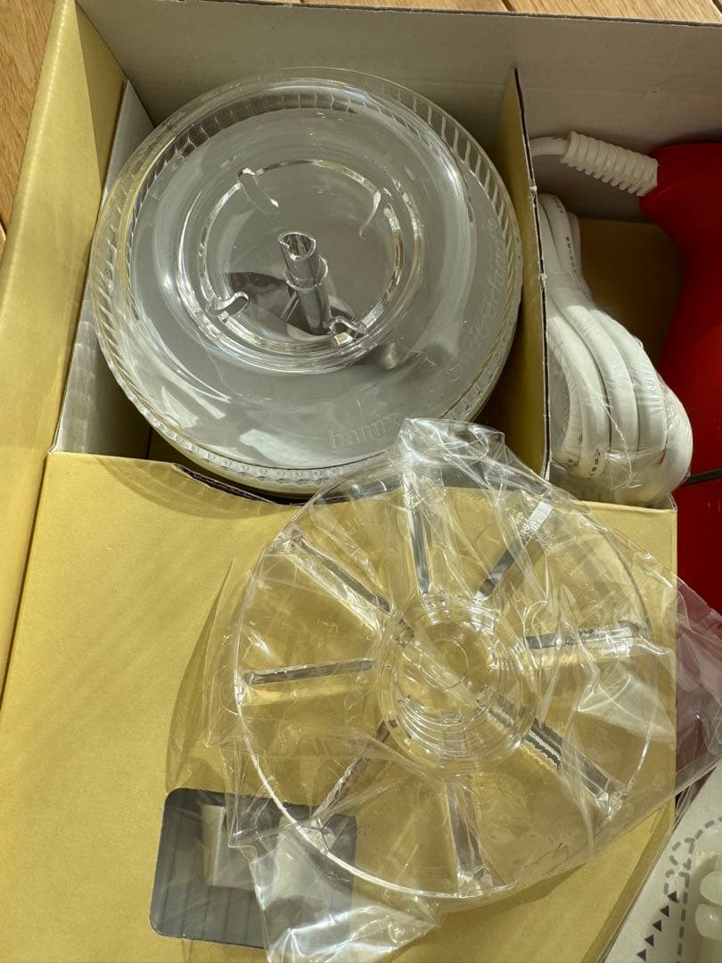 バーミックス☆M250ベーシックセット、レッド、付属品付き