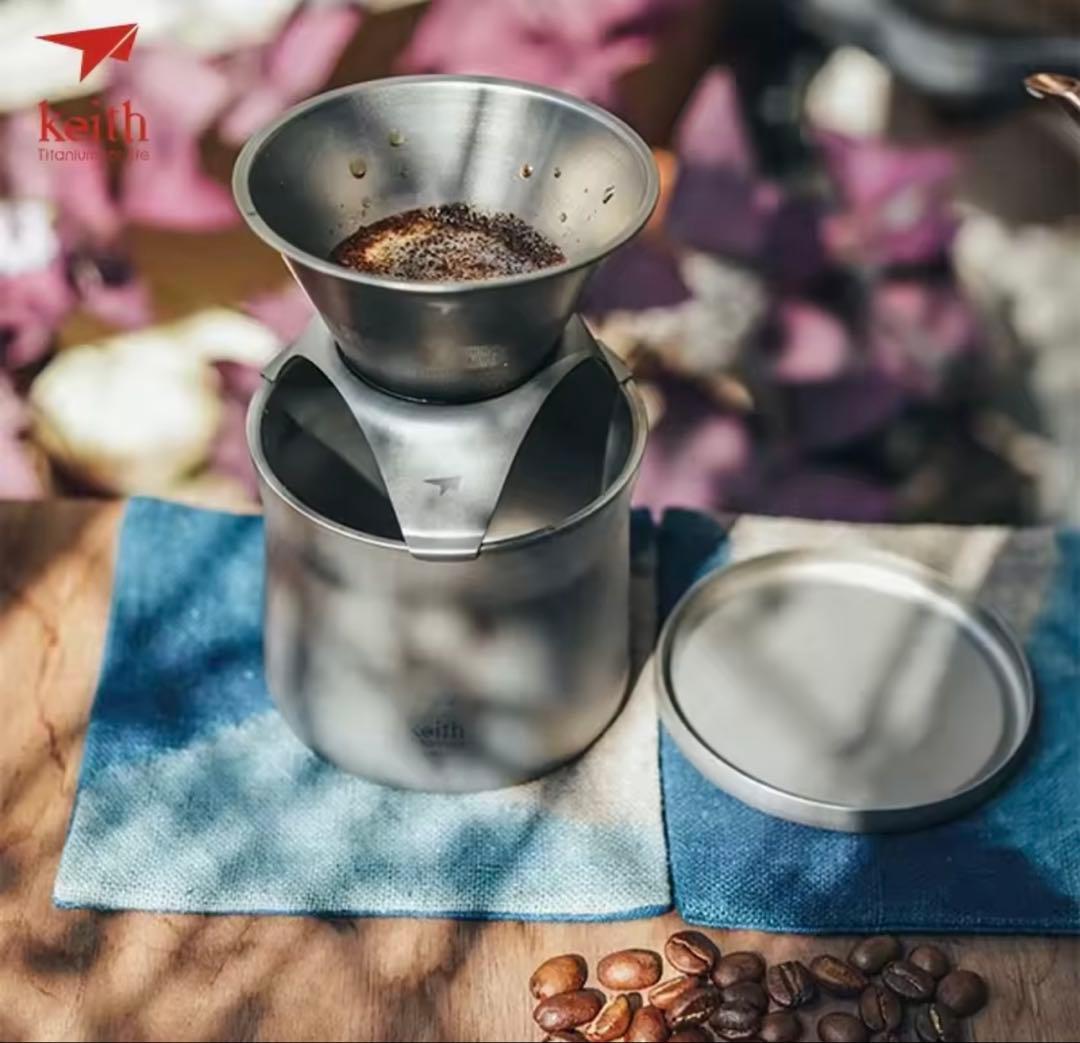 【美品】Keith チタン コーヒーセット