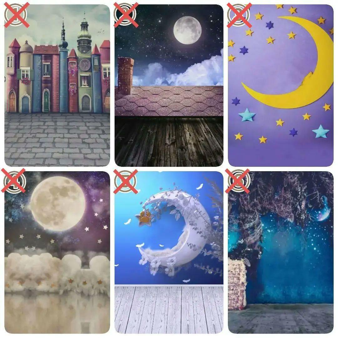 背景布　【　ハロウィン I　】　サンプル　お月見さん、十五夜、9月