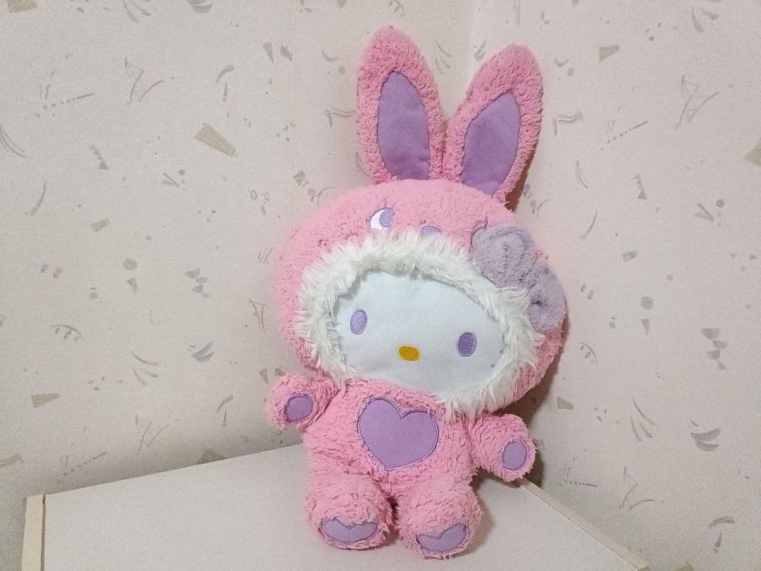 ハローキティ ぬいぐるみ キティちゃん 干支 プライズ サンリオ うさぎ 被り物