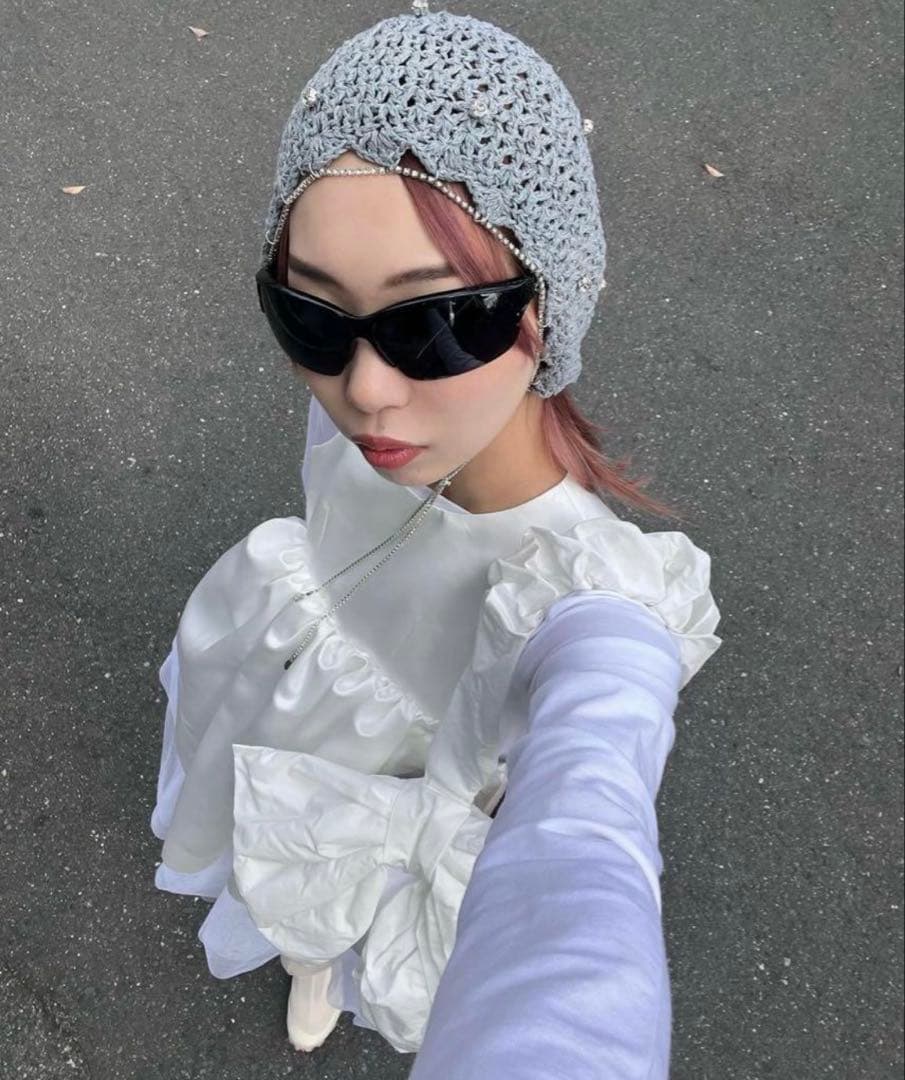 maison lulu pinot Isabel hood グレー　litmus