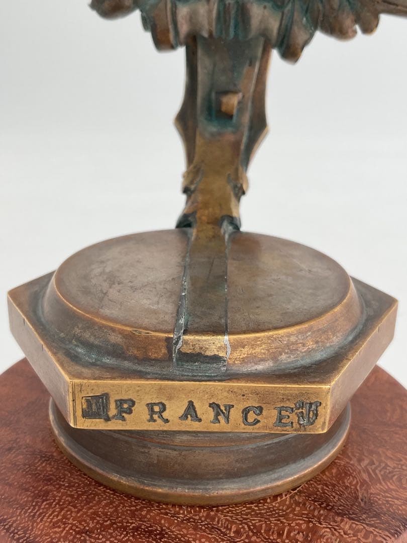 FrenchLady1910Bronze貴婦人JMTrident三叉槍貴族王公族