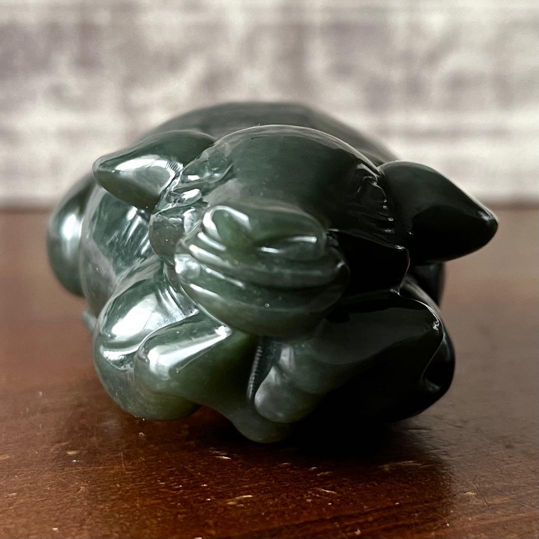 和田玉 ろうかん 青玉 藍青 古翡翠 彫刻 ネフライト 軟玉 アンティーク 希少