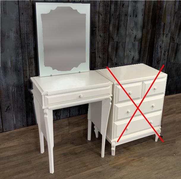 Francfranc フランフラン ドレッサー 直接引き取り可能