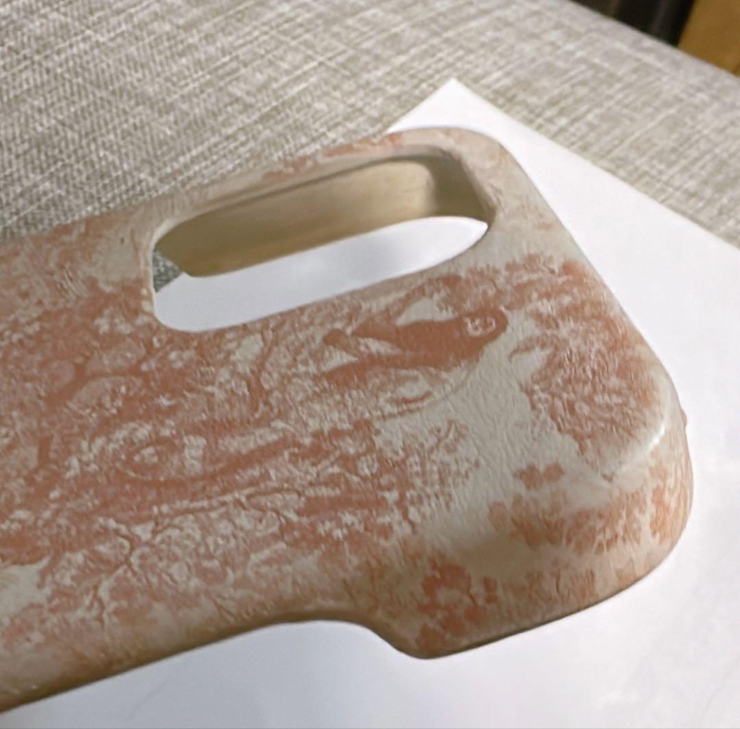 クリスチャンディオール ピンクベージュ トワルドジュイ柄 iPhoneケース