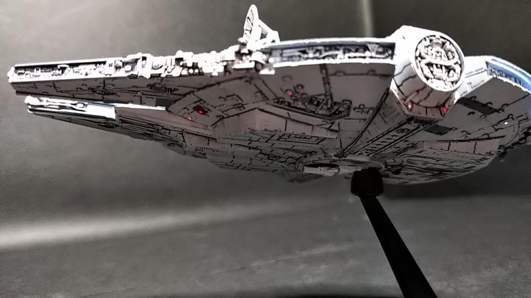 ミレニアムファルコン 電飾改修 塗装済 完成品 塗装 1/350