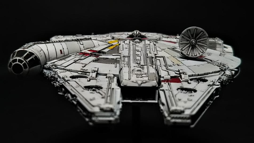 ミレニアムファルコン 電飾改修 塗装済 完成品 塗装 1/350