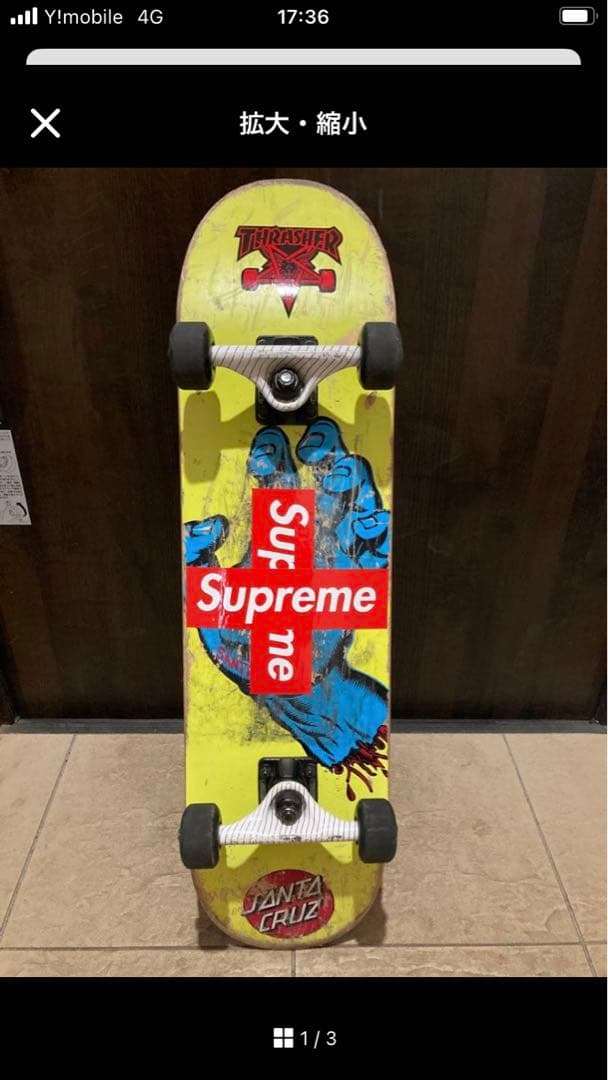 スケボー スケート スケートボード デッキ コンプリート サンタクルーズ