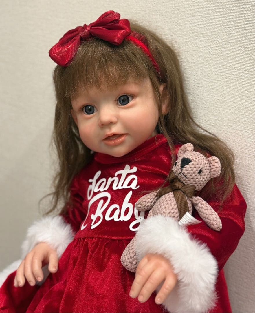 【専用】★新品★リボーンドール クリスマスサンタトドラーベビーちゃん 63cm