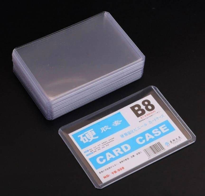 カードホルダー　トップローダー 100枚 透明　横入れ　硬貨　フィルム　トレカ