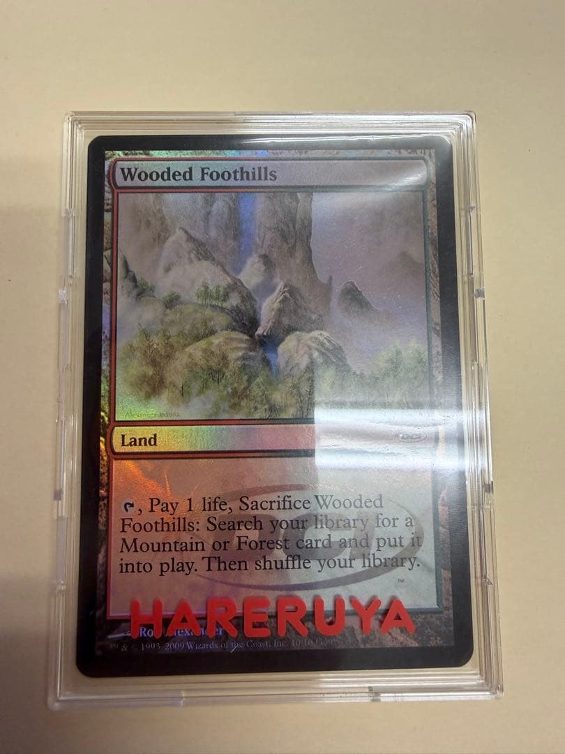 Mtg Foil 樹木茂る山麓 ジャッジ褒賞 プロモ