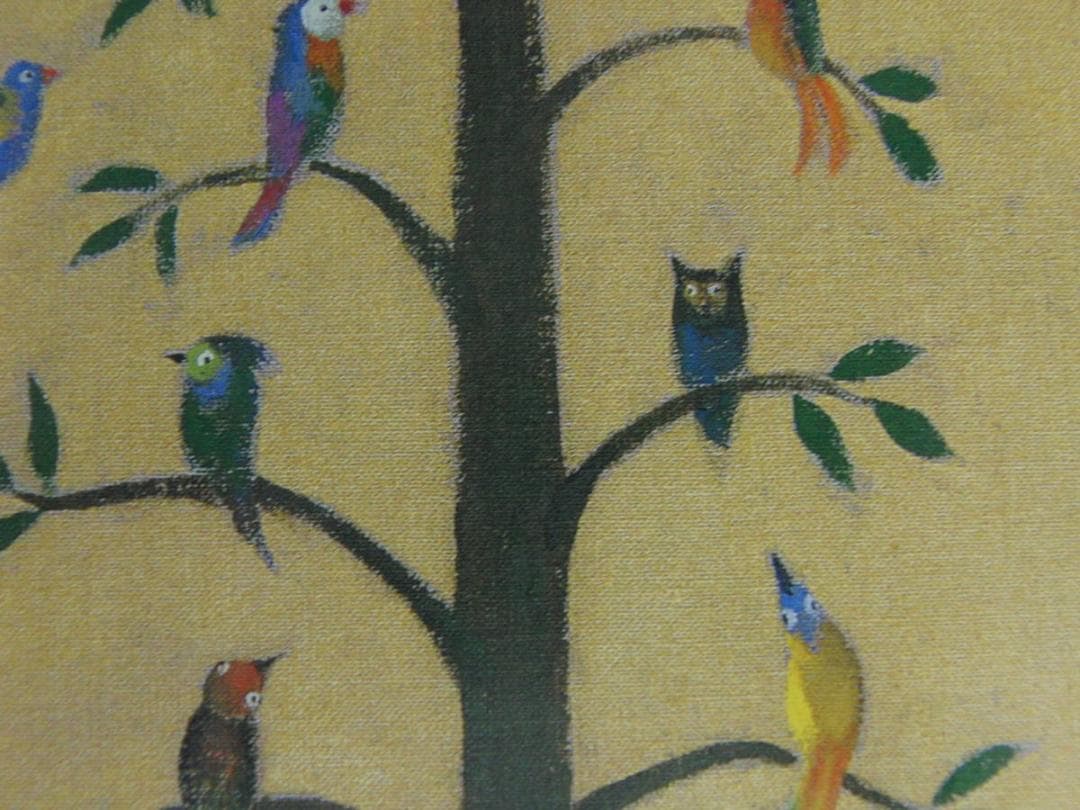 小杉小二郎、【聖なる小鳥達I-聖書物語-】、希少な額装用画集より