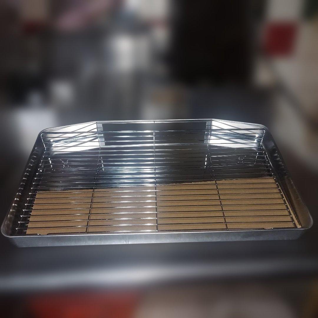 マルゼンフライヤー油切板型式：フライヤー油切板+湯切網