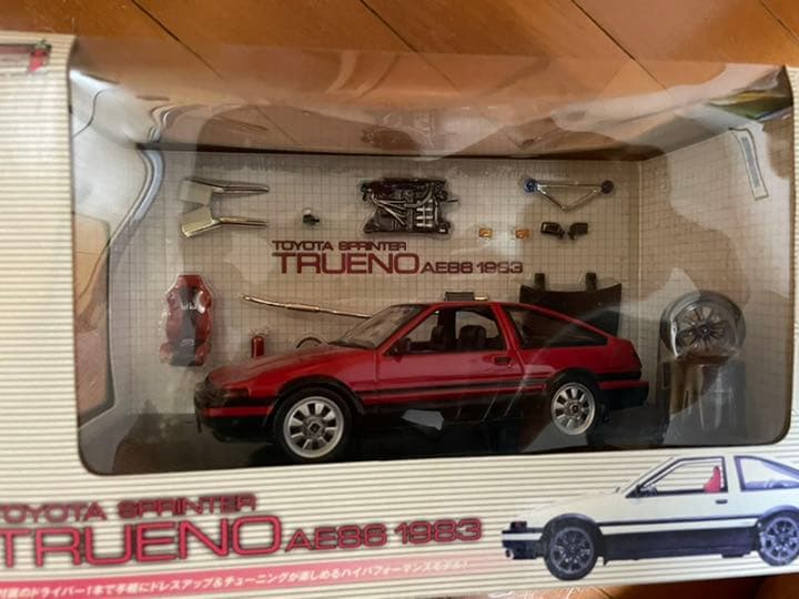 ミニカー TOYOTA SPRINTER TRUENO AE86 1983