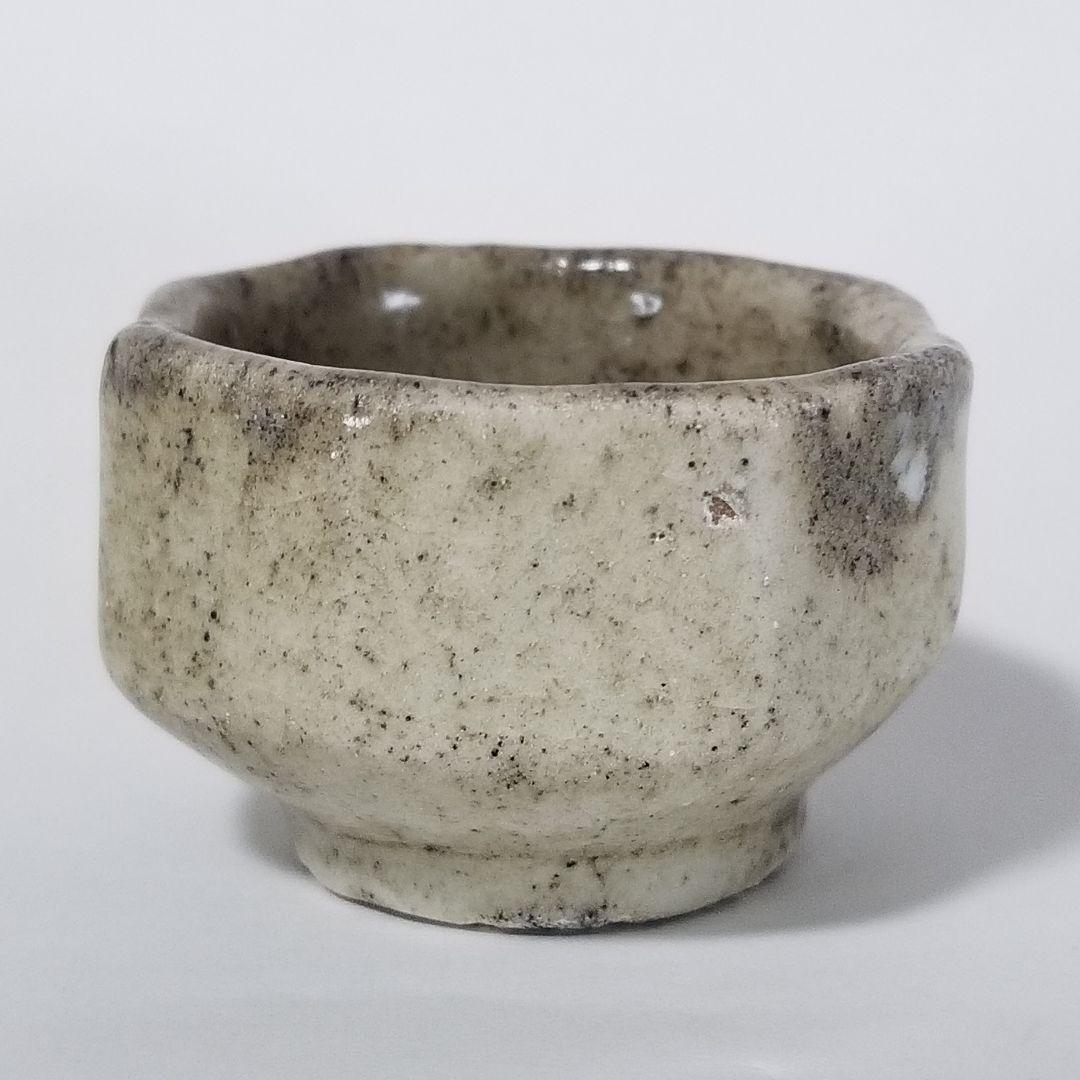 李朝 前期 中期 面取 八角 盃 ぐい呑 杯 酒器