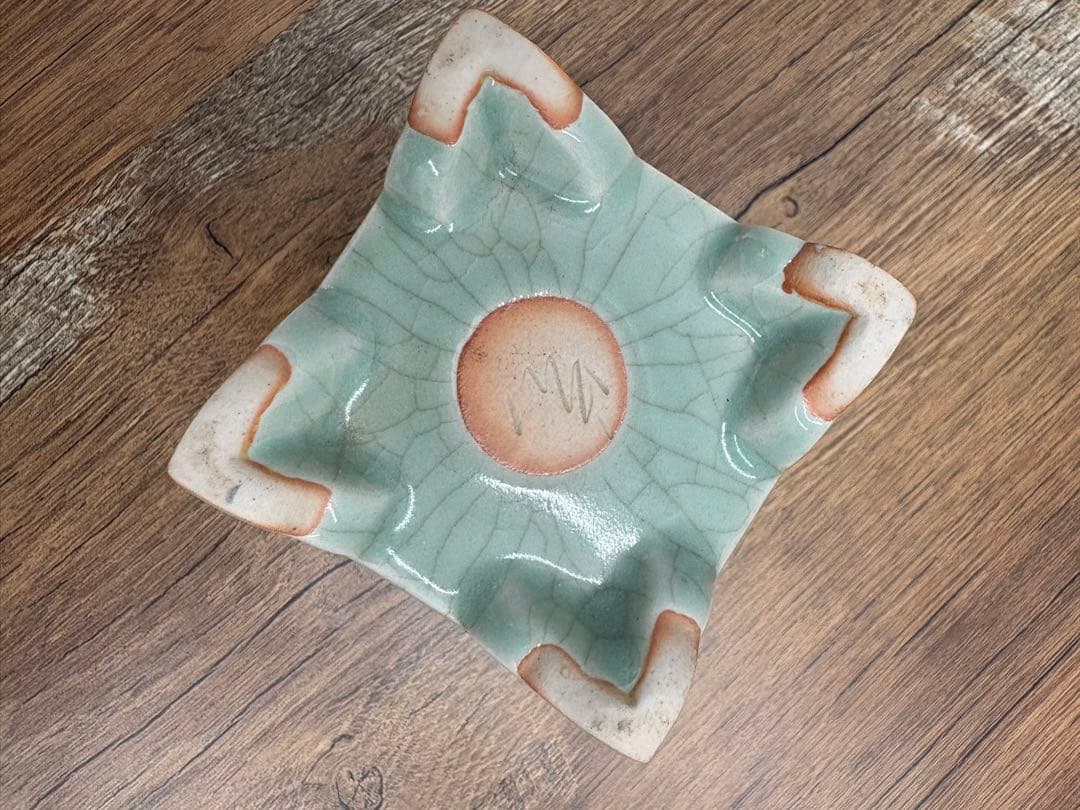 中島宏 人間国宝 「青瓷香炉」 青磁 香炉 香道具 弓野窯