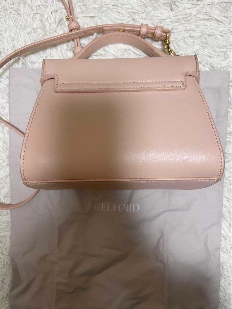 CELFORD セルフォード リュタン ビジュースタッズポシェット L.Pink