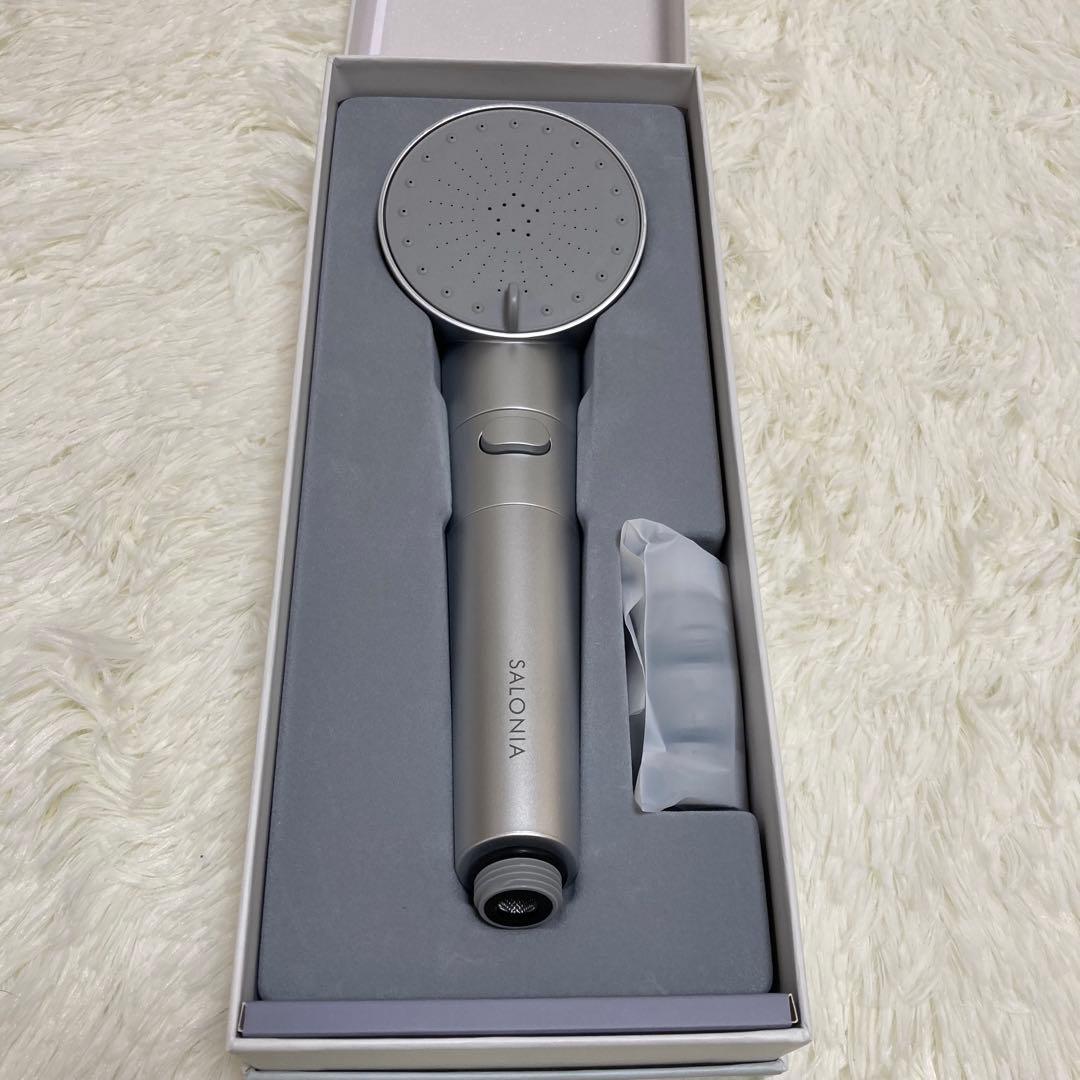 SALONIA サロニア ファインバブルクリア　シルバー　シャワーヘッド 未使用