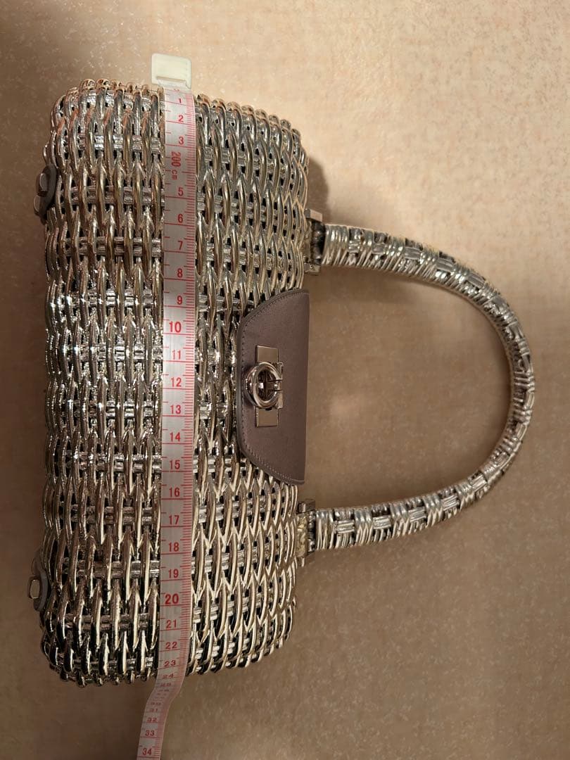 【希少】フェラガモ Ferragamo かごバッグ ♡ガンチーニ ハンドバッグ