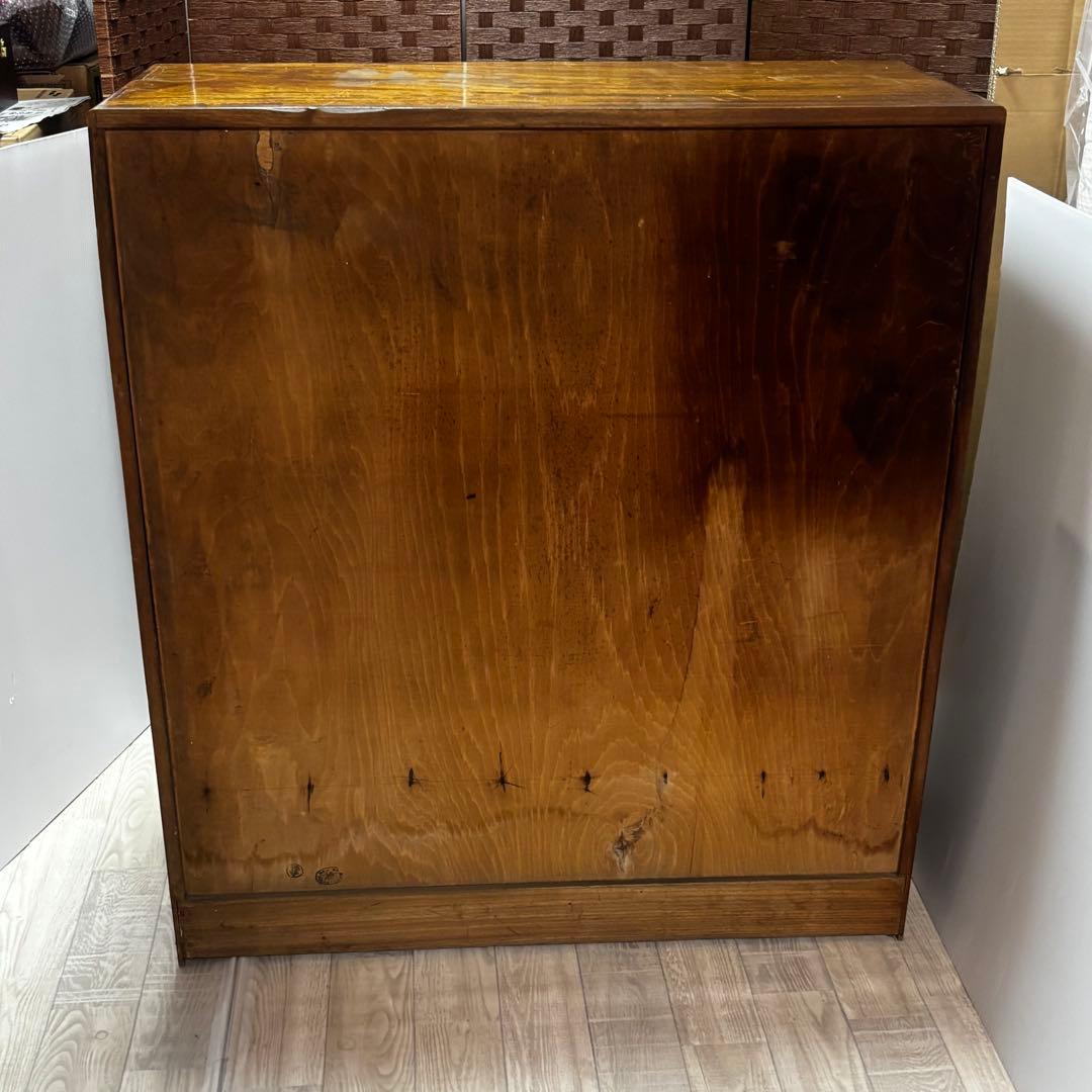 レトロ　アンティーク　飾り棚　キャビネット　古民家　食器棚　ガラス棚　カフェ