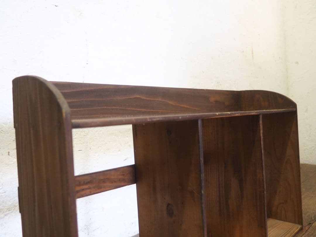 1174 ヴィンテージ　ブックラック　ケース　収納棚　本立て　古家具　レトロ