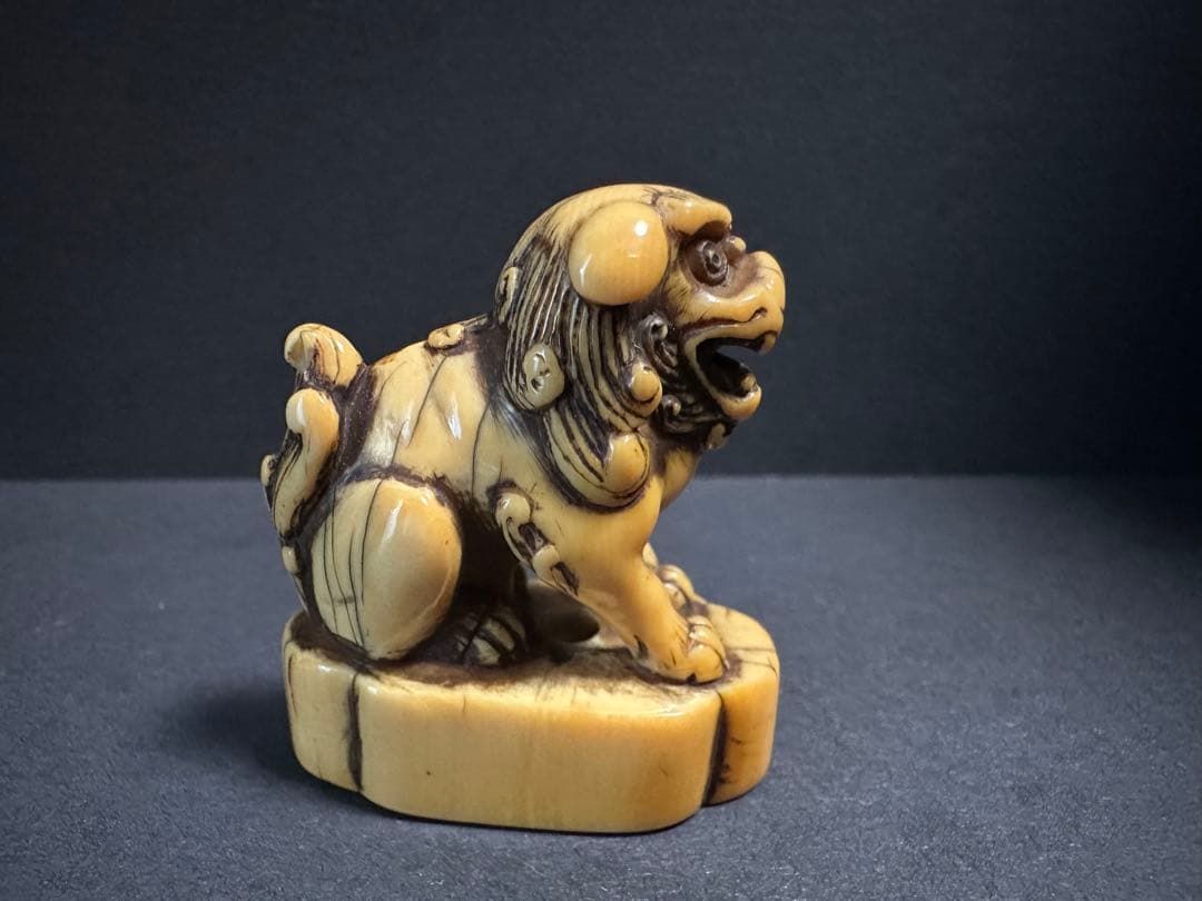 根付(netsuke) 獅子の根付　江戸時代