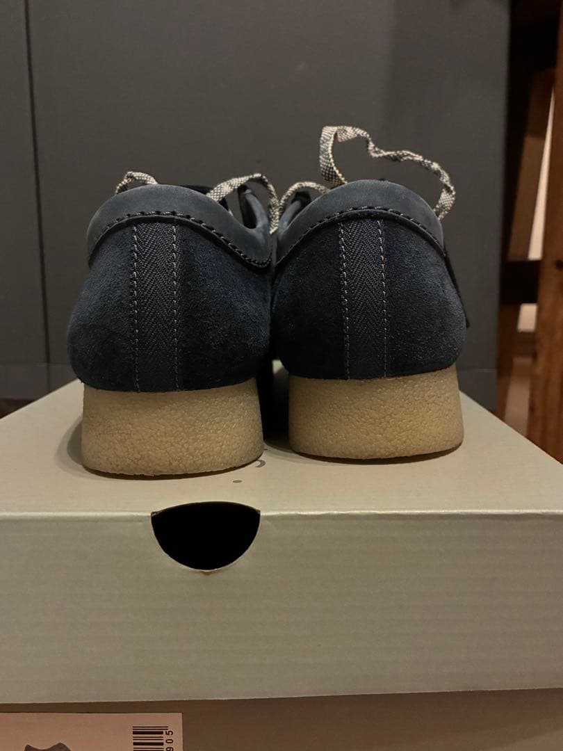 Clarks WallabeeEVO ネイビー スエード ワラビー UK6