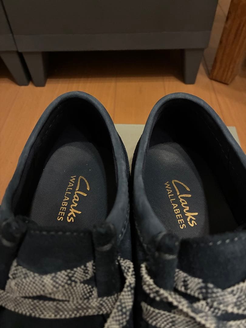 Clarks WallabeeEVO ネイビー スエード ワラビー UK6