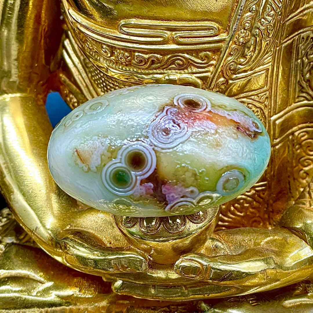 ゴビ瑪瑙 原石 S717 ゴビ石 天眼石 鉱物 標本 49.5ｇ