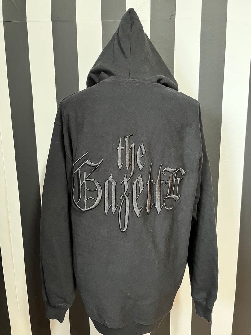 the GazettE ロゴパーカー ブラック Lサイズ