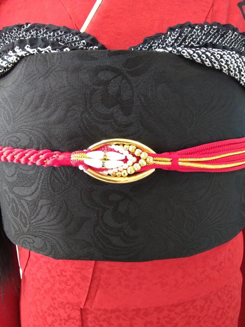 振袖フルセット、京都きもの友禅振袖、重ね衿帯揚げ帯締め、袋帯、襦袢、ガード加工