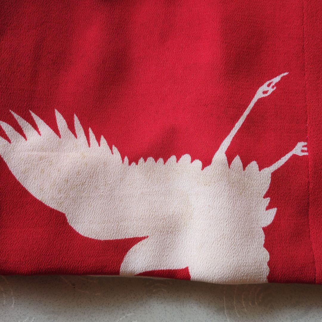 七五三３歳正絹手縫いの被布（中綿無し）アンティーク