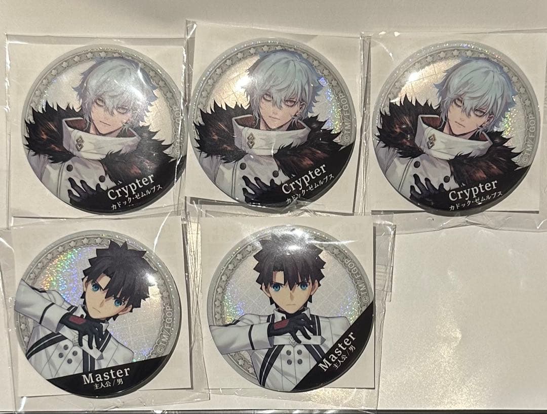 カドック ぐだ男 FGO fate 缶バッジ ガチャメイト 5点セット