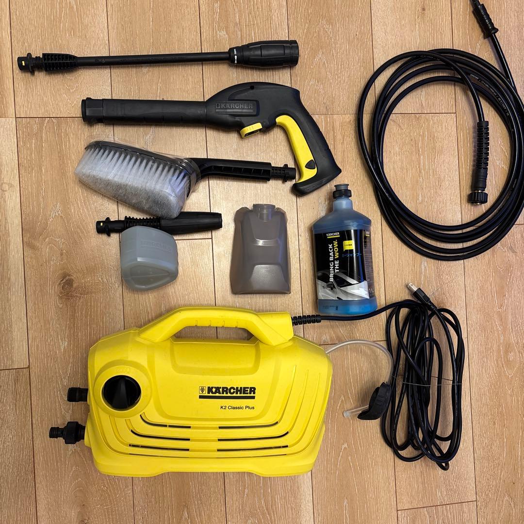 美品KARCHER K2 Classic Plus 高圧洗浄機本体